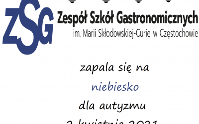 Zapal się na niebiesko dla autyzmu – zdalnie dla autyzmu