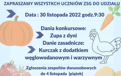 Konkurs kulinarny O Puchar Dyrektora Szkoły